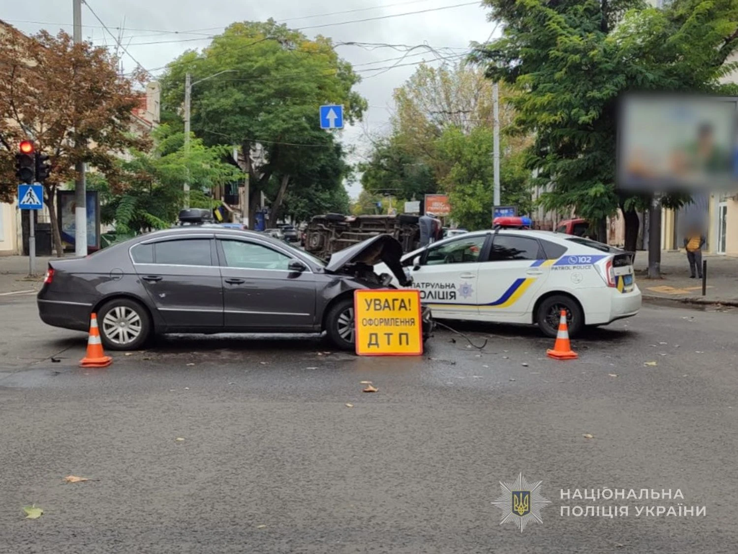 В центрі Одеси сталась ДТП за участі мікроавтобуса, постраждали 8 людей