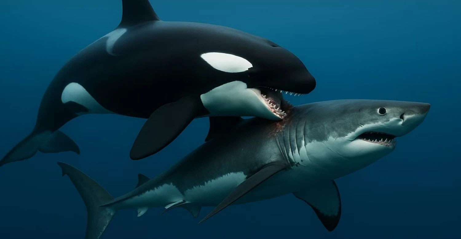 Косатки полюють на великих білих акул все частіше із особливою метою – дослідження