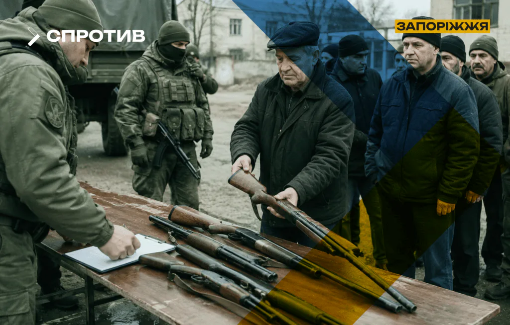 Окупанти на Запоріжжі примусово вилучають у мисливців зброю "для потреб сво"