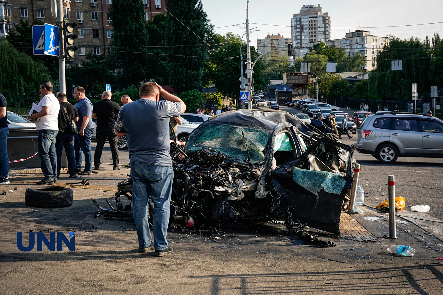 Водія Mercedes, який влаштував смертоносну ДТП у Києві, притягали до відповідальності за перевищення швидкості – Офіс Генпрокурора
