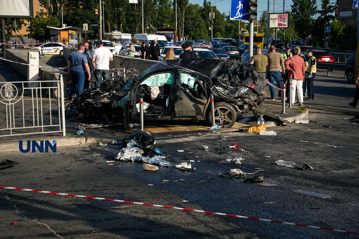 За Mercedes затриманого за смертельну ДТП у Києві налічується 39 порушень ПДР, переважно за швидкість - поліція